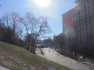 Barricades at Maidan photo