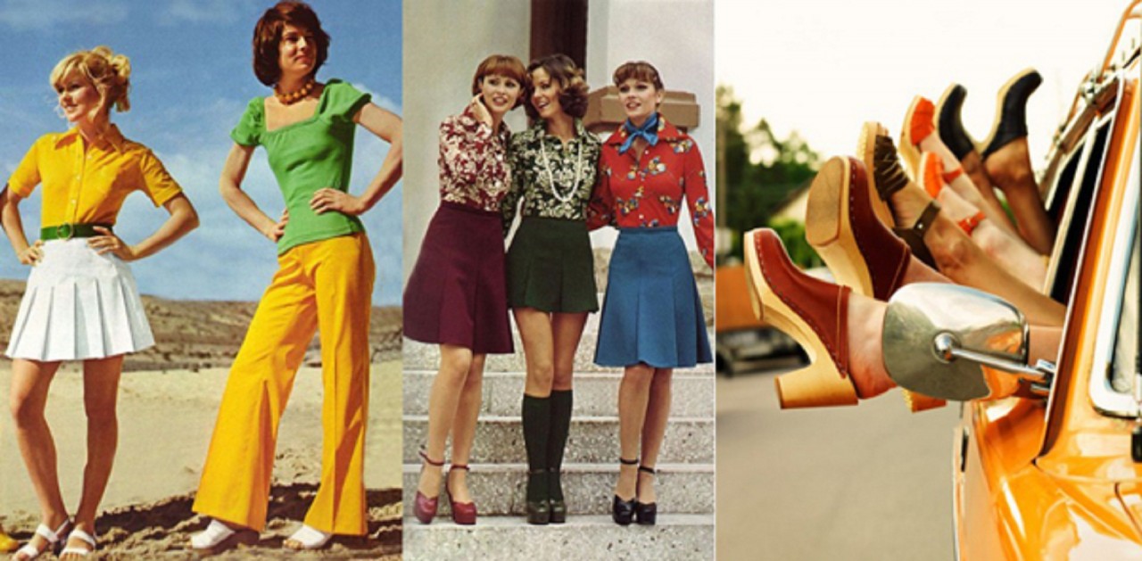Женская одежда 70-х