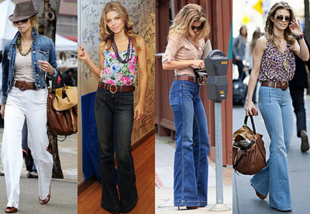 Анна-Линн МакКорд часто носит джинсы-клеш